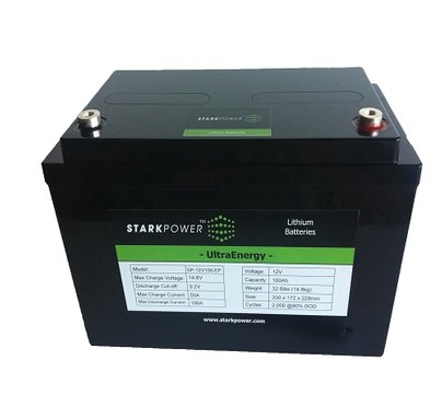 LiFePo4 12V batteri med indbygget BMS